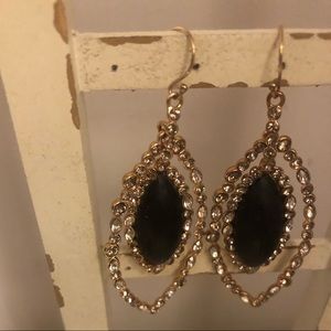 Alexis Bittar - gorgeous gold and black earrings